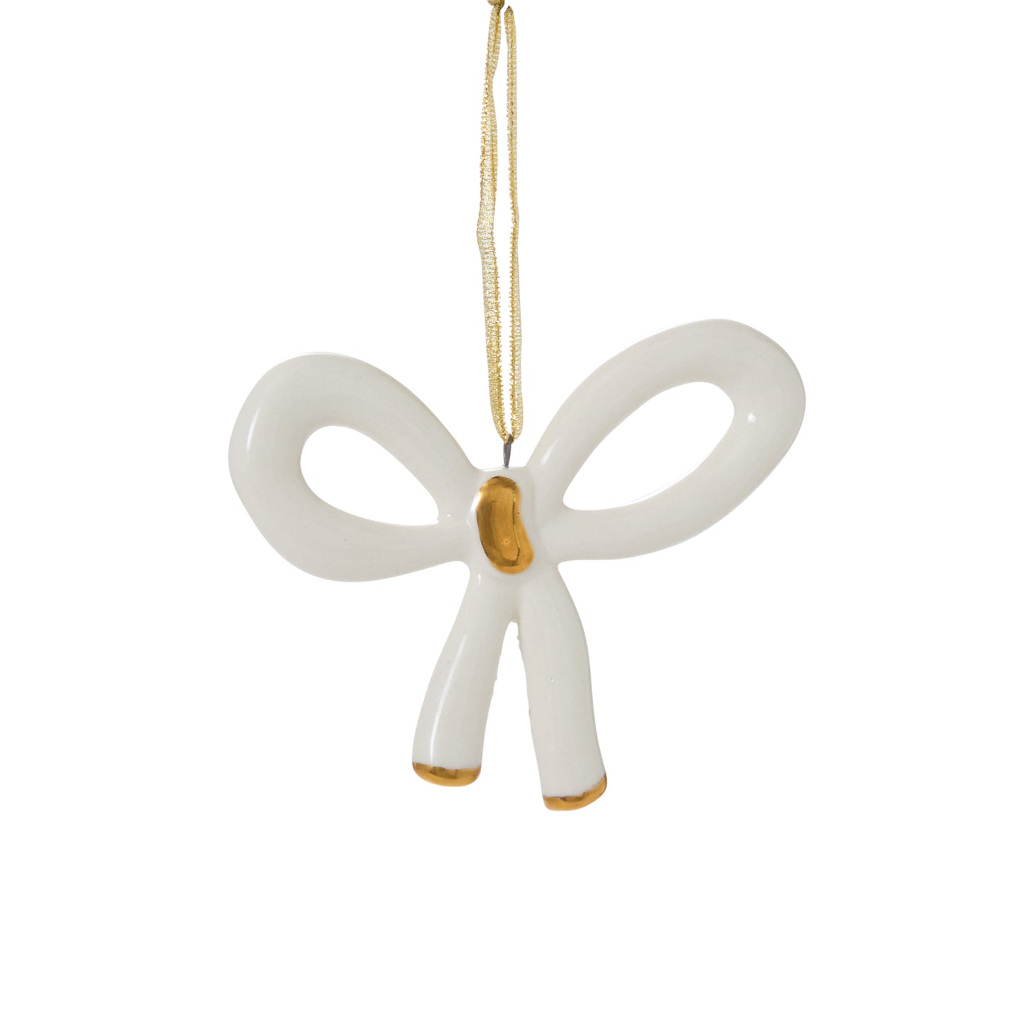 Luella Bow Ornament 4.5"x 0.5"x 3.5"