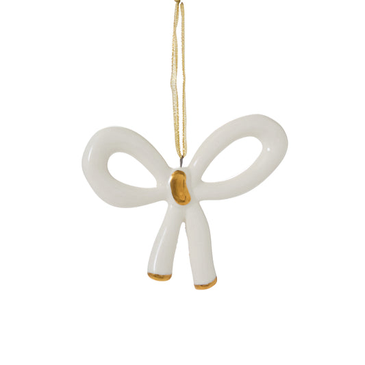 Luella Bow Ornament 4.5"x 0.5"x 3.5"