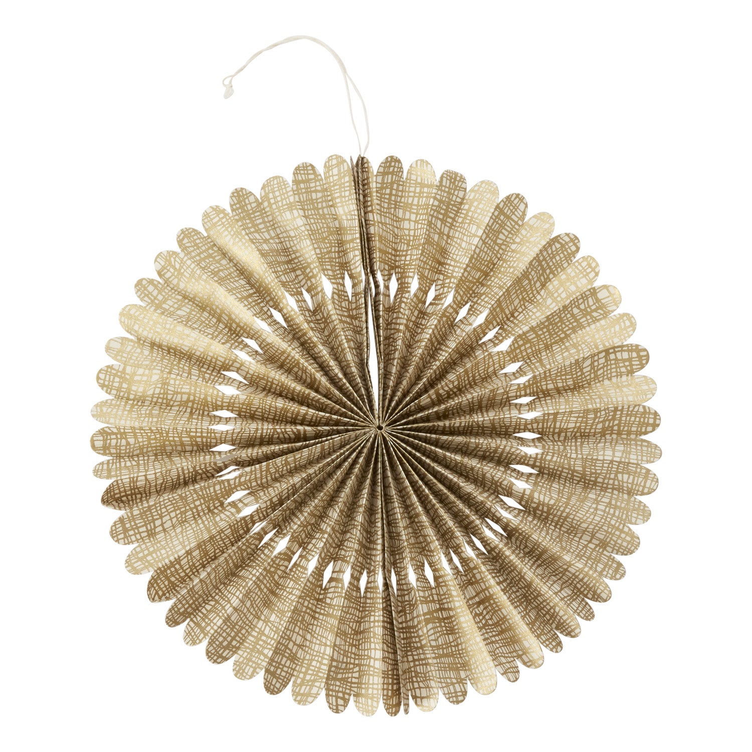 Burnished Paper Fan Grid 16"
