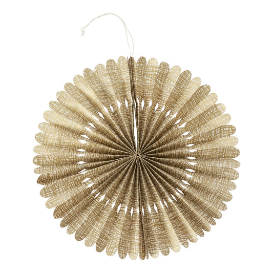 Burnished Paper Fan Grid 16"