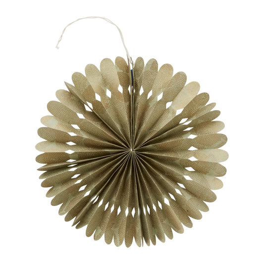 Jewel Tone Paper Fan Mint 12"