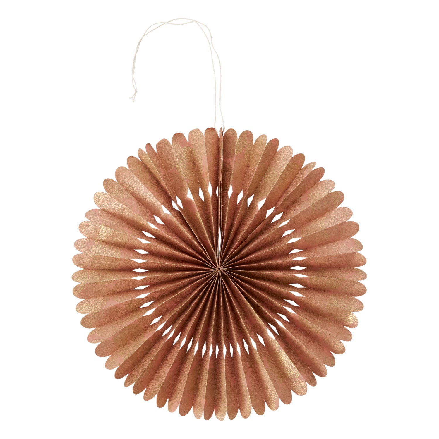 Jewel Tone Paper Fan - Large Rose 16"