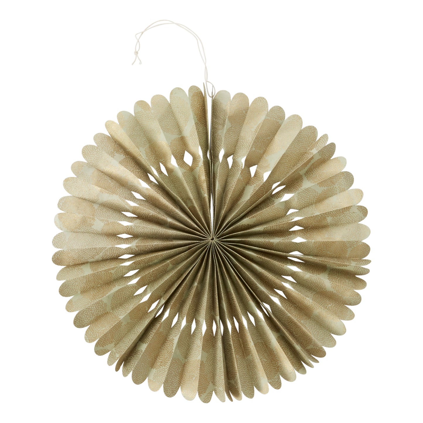 Jewel Tone Paper Fan Mint 16"