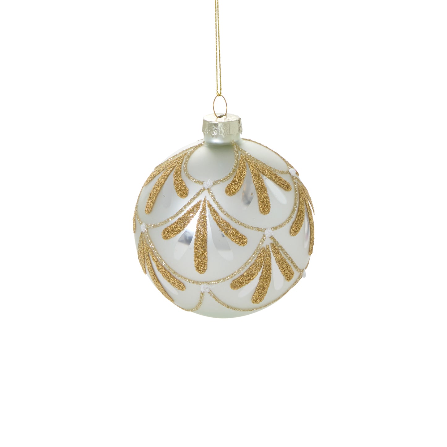 Gold Petal Ornament 3"