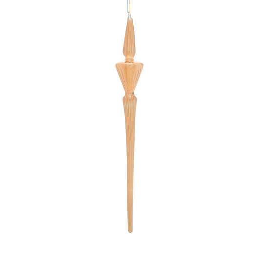 Angled Icicle Ornament 2"x 15"