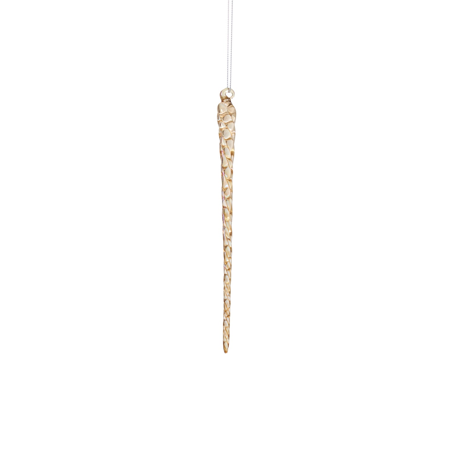 Twist Icicle Ornament 0.5"x 7.5"