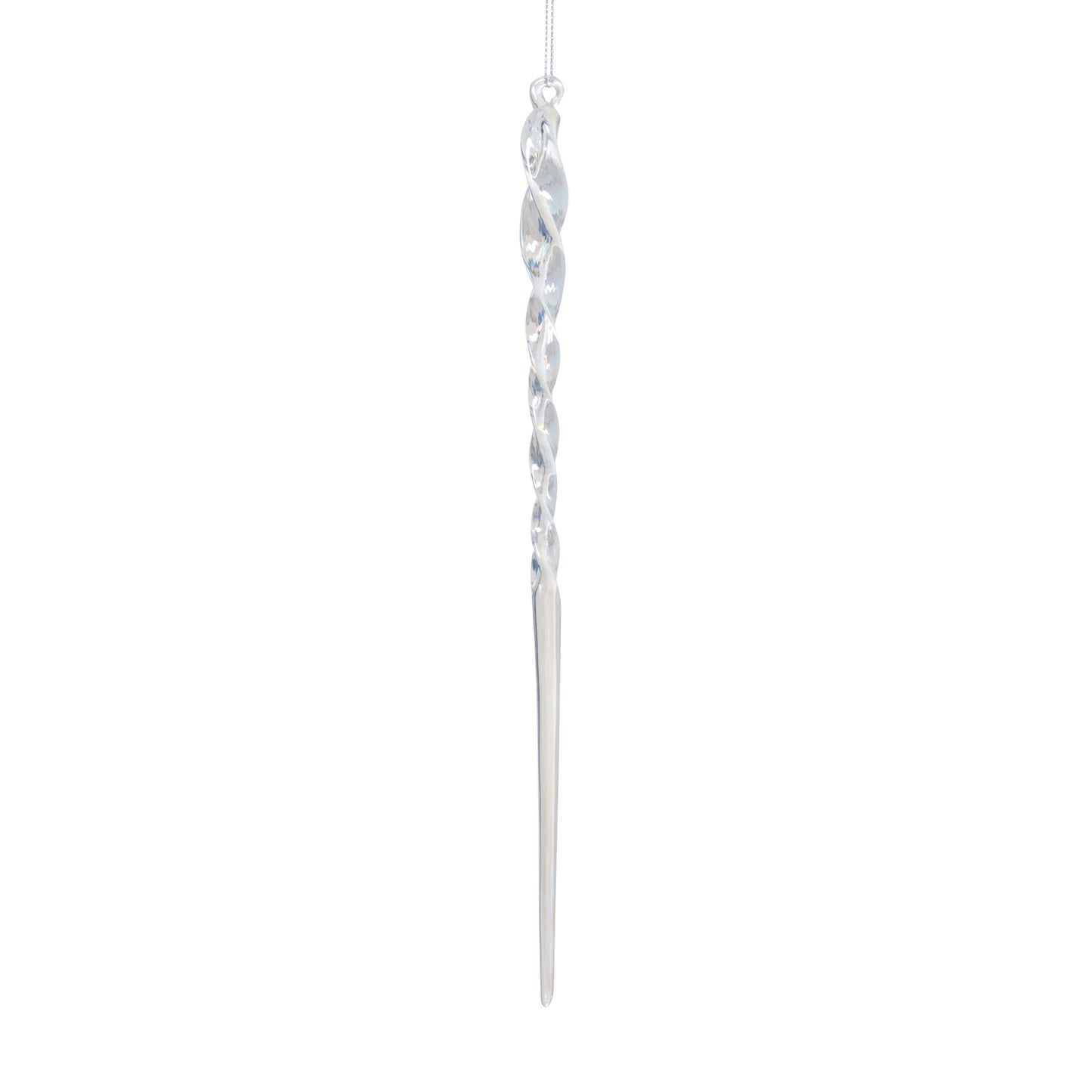 Twist Icicle Ornament 0.75"x 11.5"