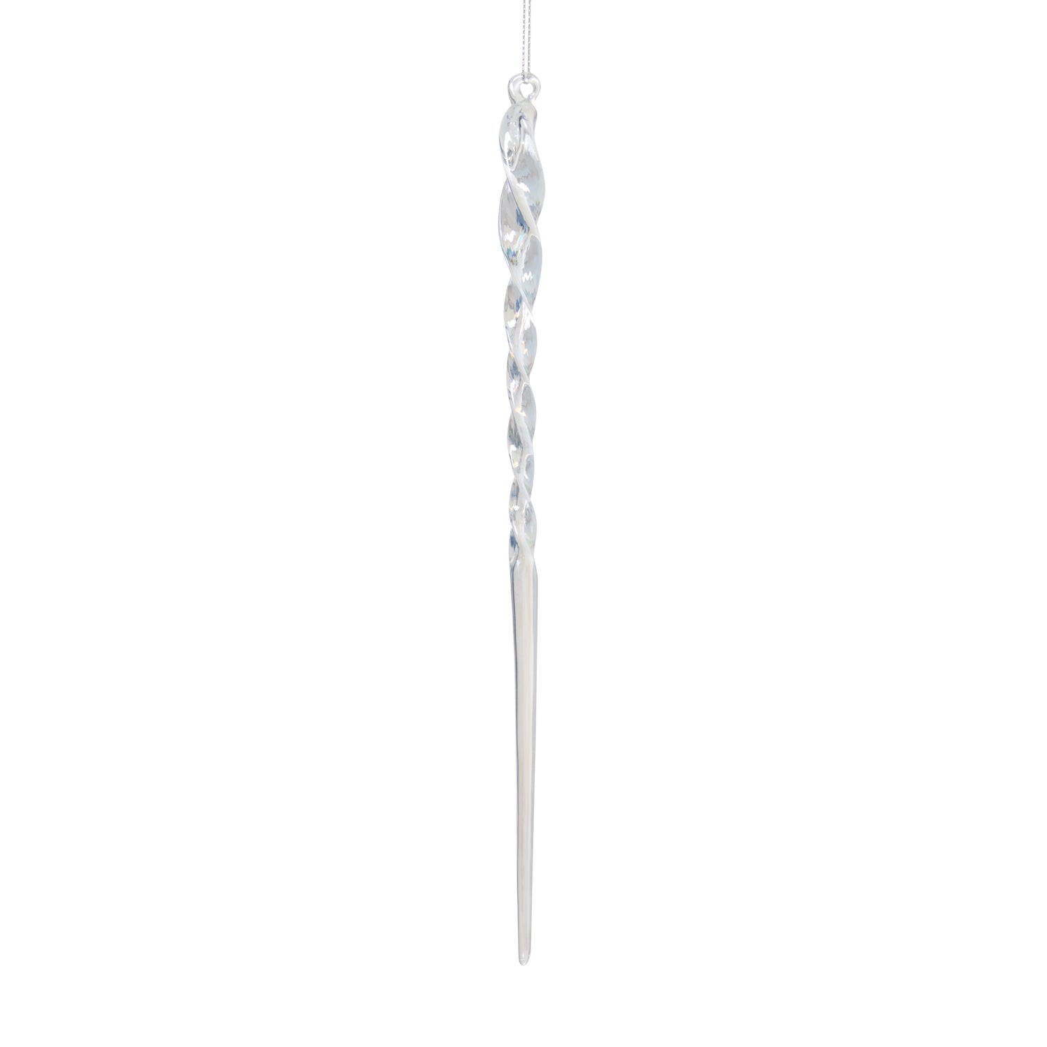 Twist Icicle Ornament 0.75"x 11.5"