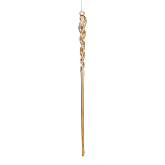 Twist Icicle Ornament 0.75"x 11.5"