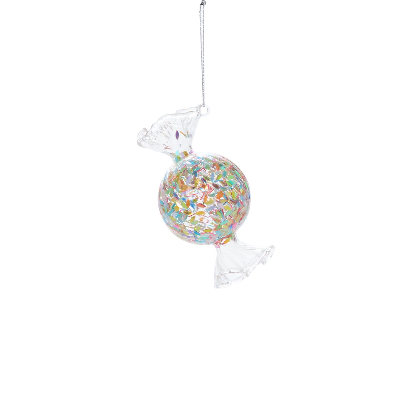 Glass Candy ornament 2"x 3.75"