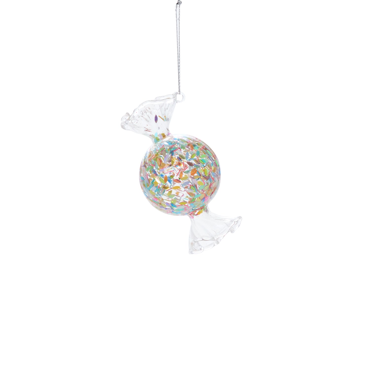 Glass Candy ornament 2"x 3.75"