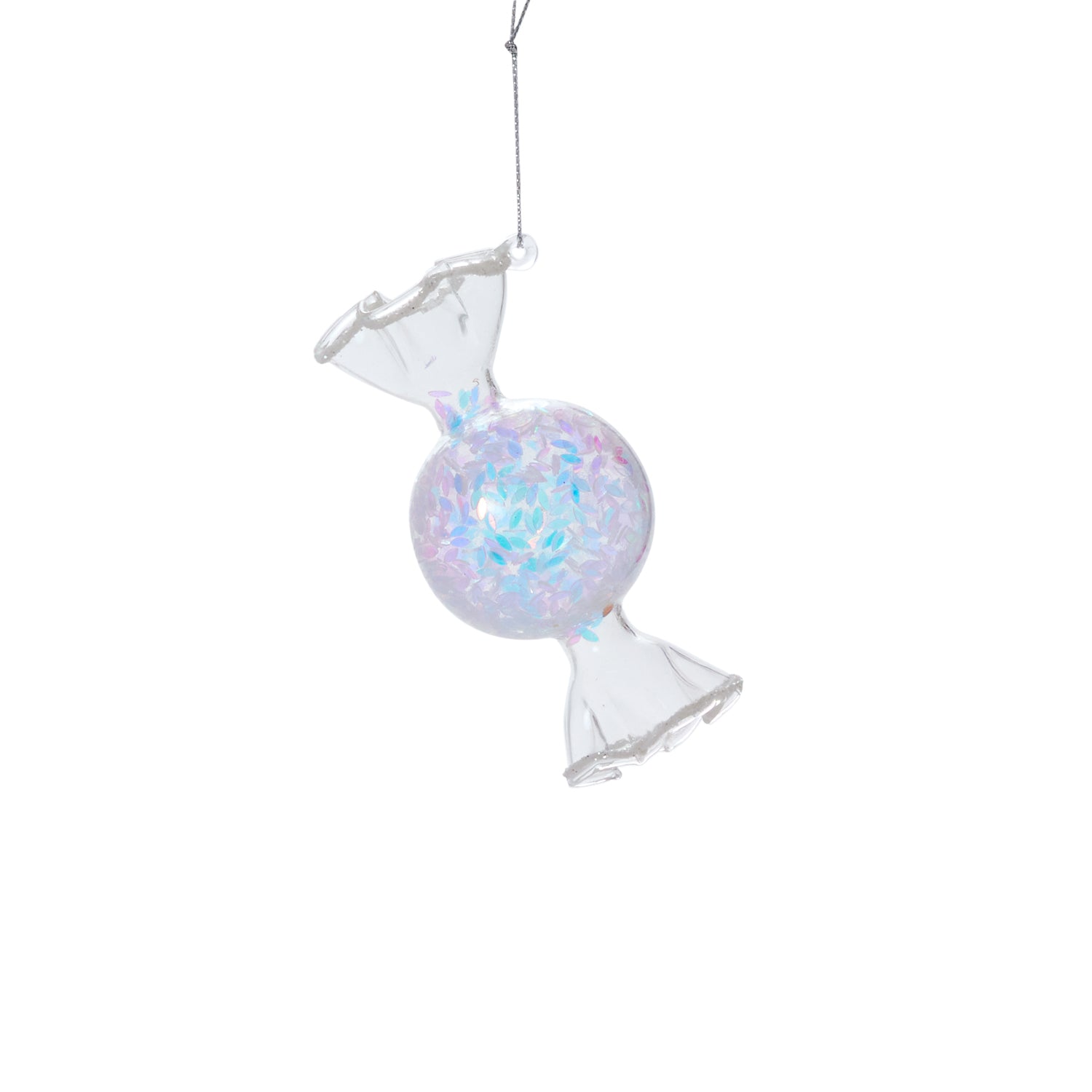 Glass Candy ornament 2"x 4.5"