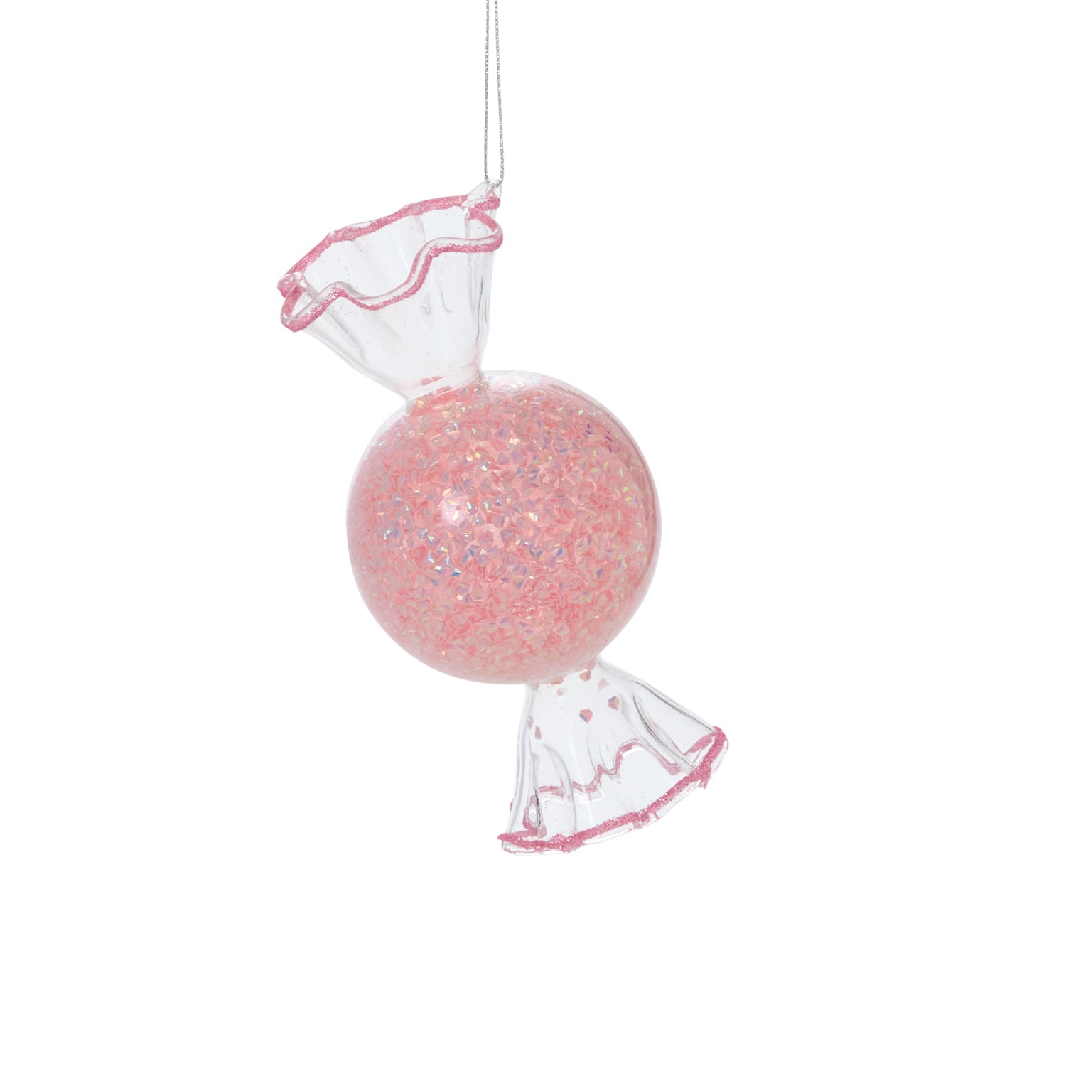 Glass Candy ornament 2.75"x 5.5"
