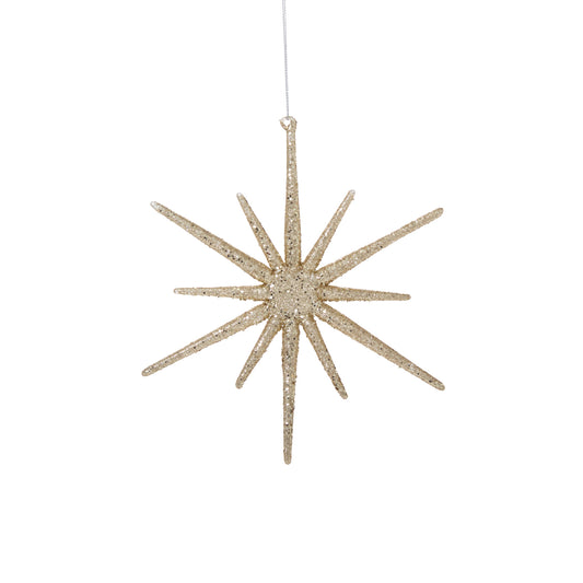 Glistening Star Ornament 7.5"x 0.5"x 7.5"