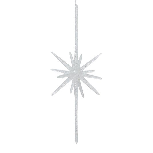 Glistening Star Ornament 4.5"x 11.5"