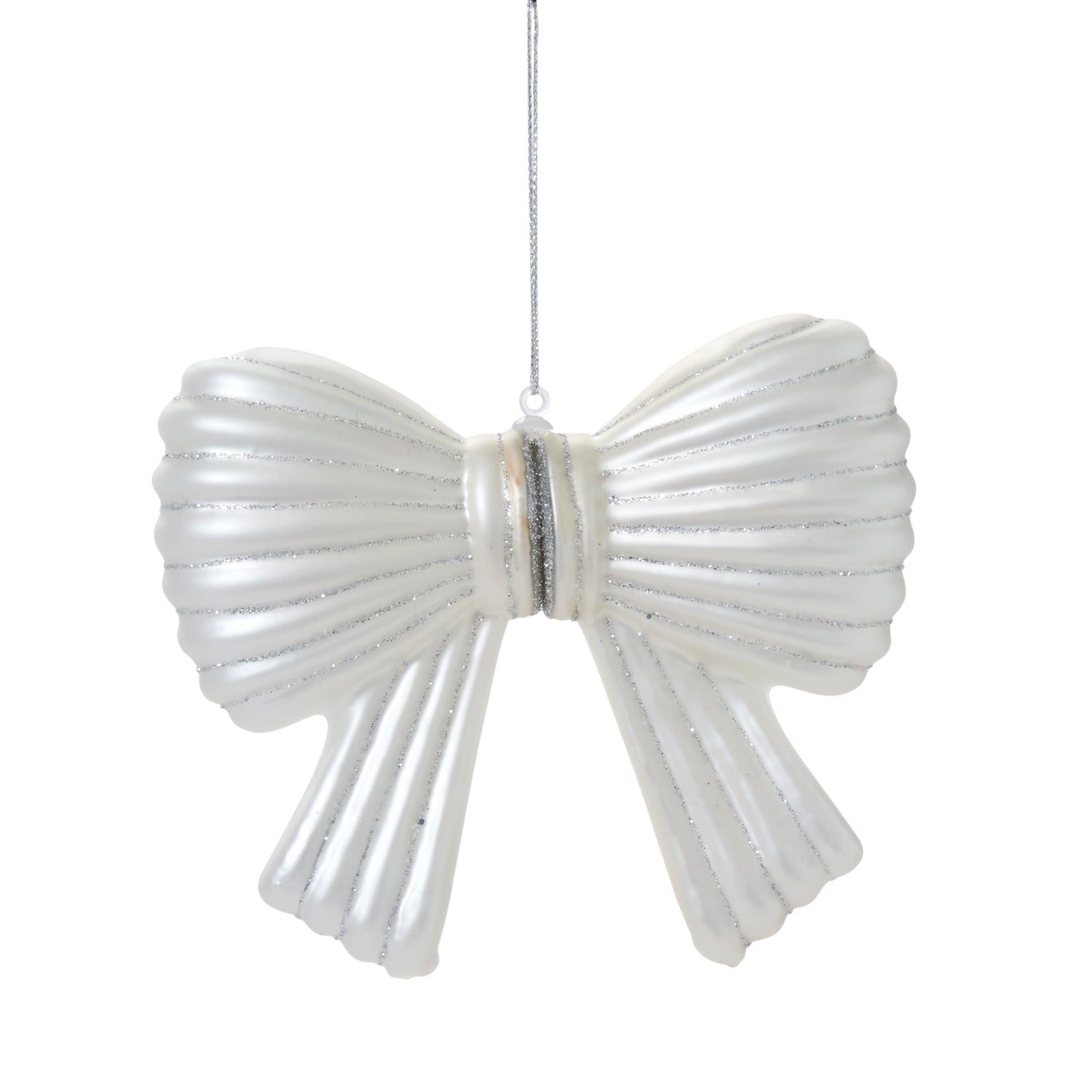 Metallic Bow Ornament 5"x 1.5"x 4.75"