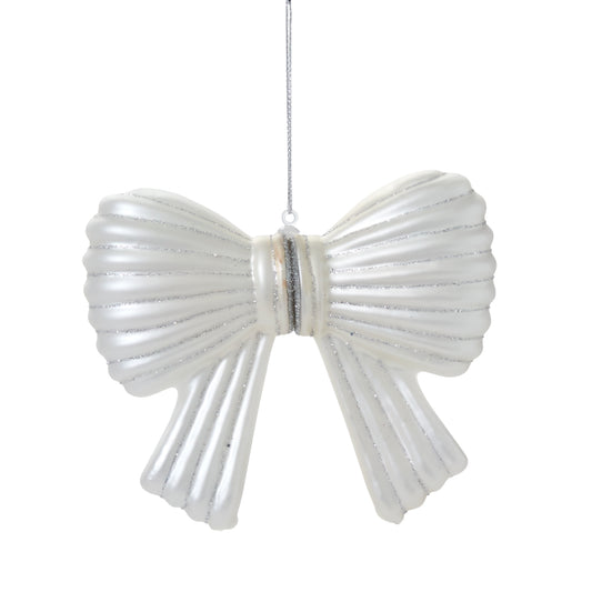 Metallic Bow Ornament 5"x 1.5"x 4.75"