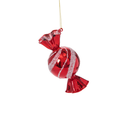 Peppermint Swirl Ornament 2.5"x 5.25"