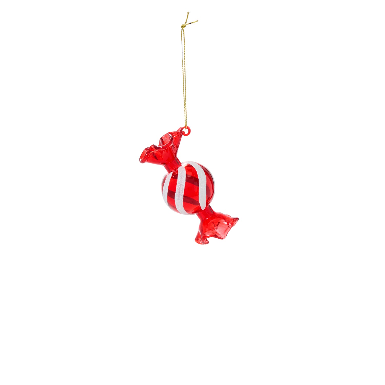 Peppermint Swirl Ornament 1.5"x 3.25"