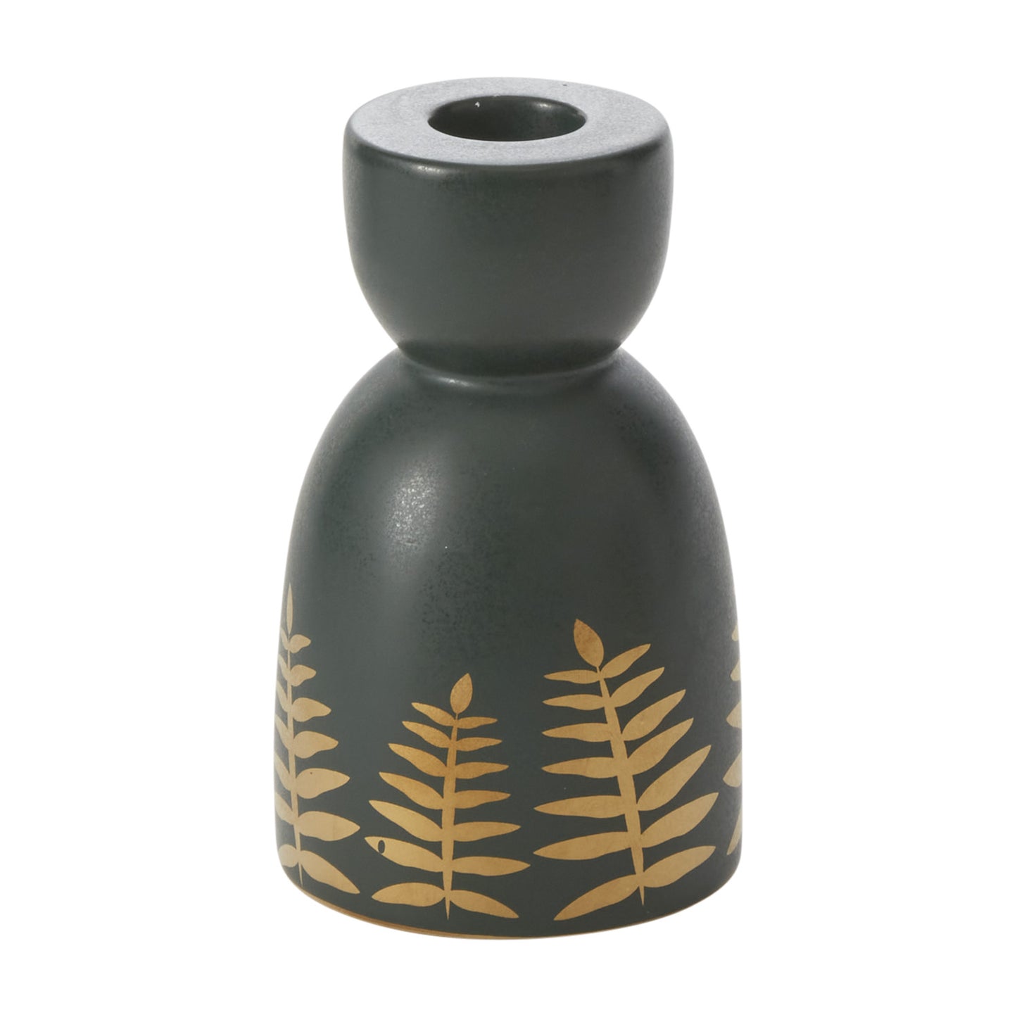 Midwinter Fern Candleholder 2.75"x 4.75"
