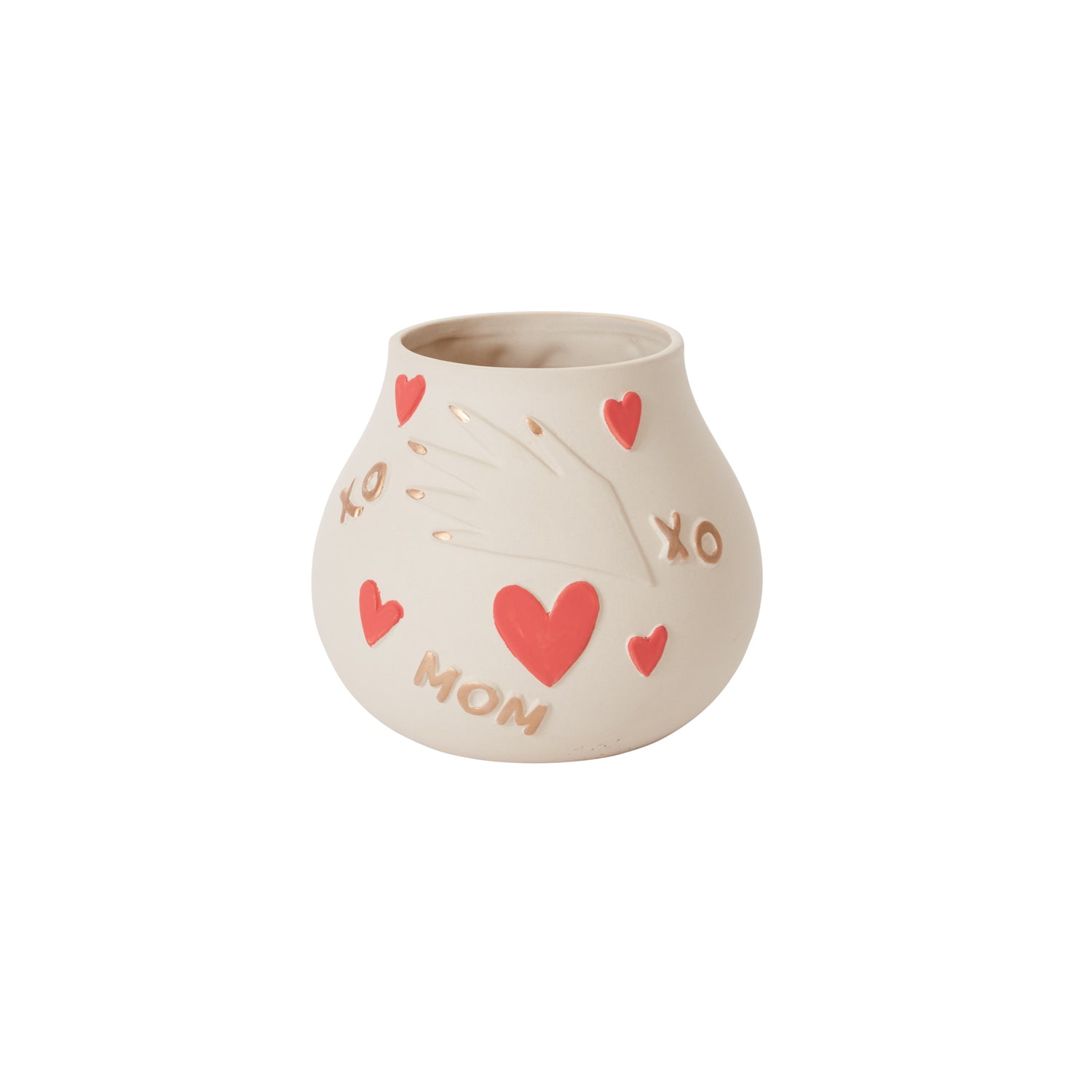 Hug Your Mom Vase 6"x 7"