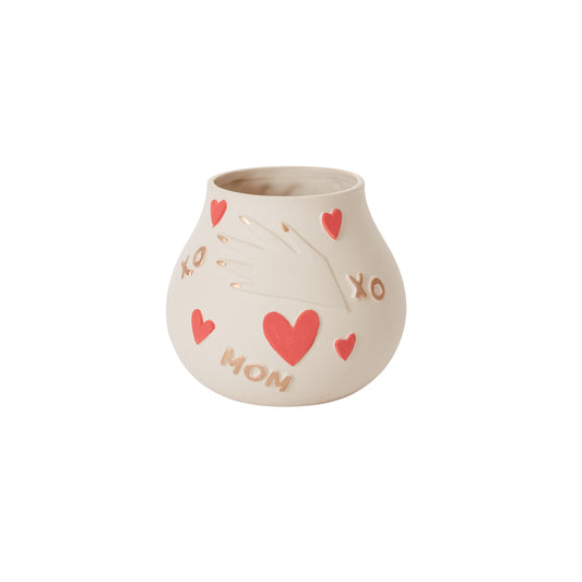 Hug Your Mom Vase 6"x 7"