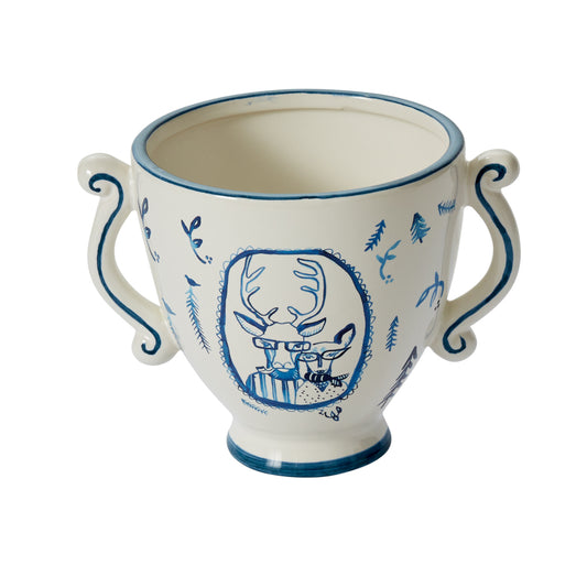 E+E Portrait Pot Frankie and Margie 7.75"x 6"x 6"