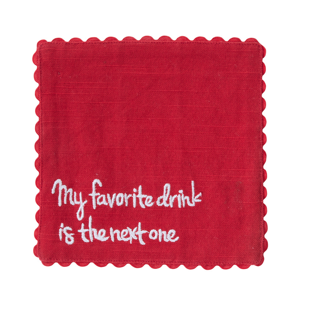 Holiday Spirit Cocktail Napkin 6"x 6"