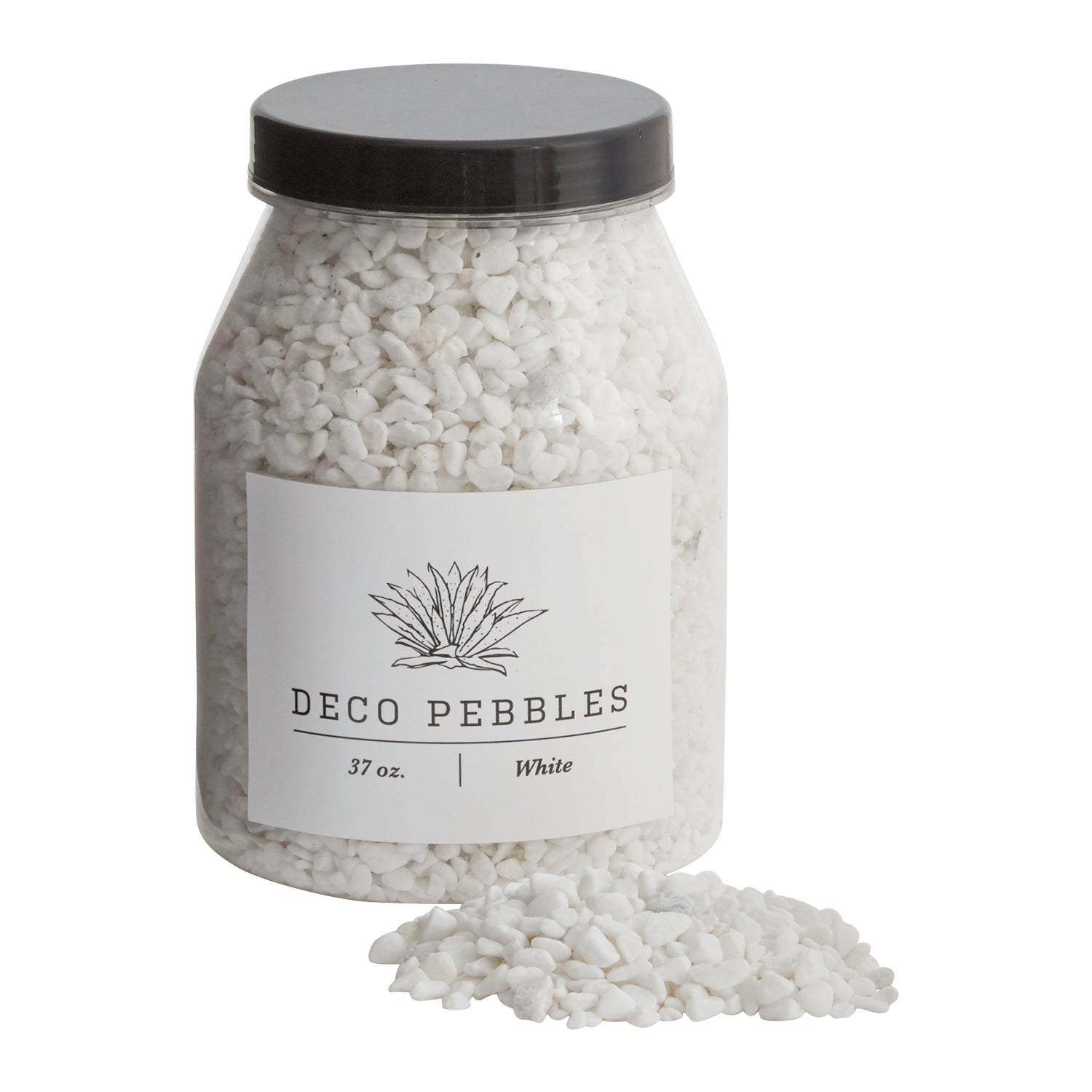 White Deco Pebbles 37oz
