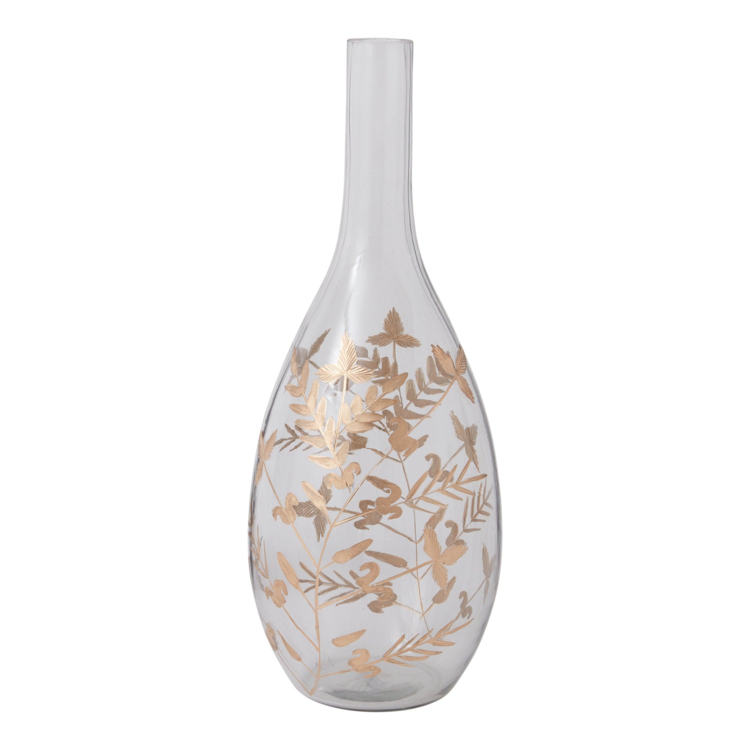 Gild Leaf Vase 7.25"x 18.75"