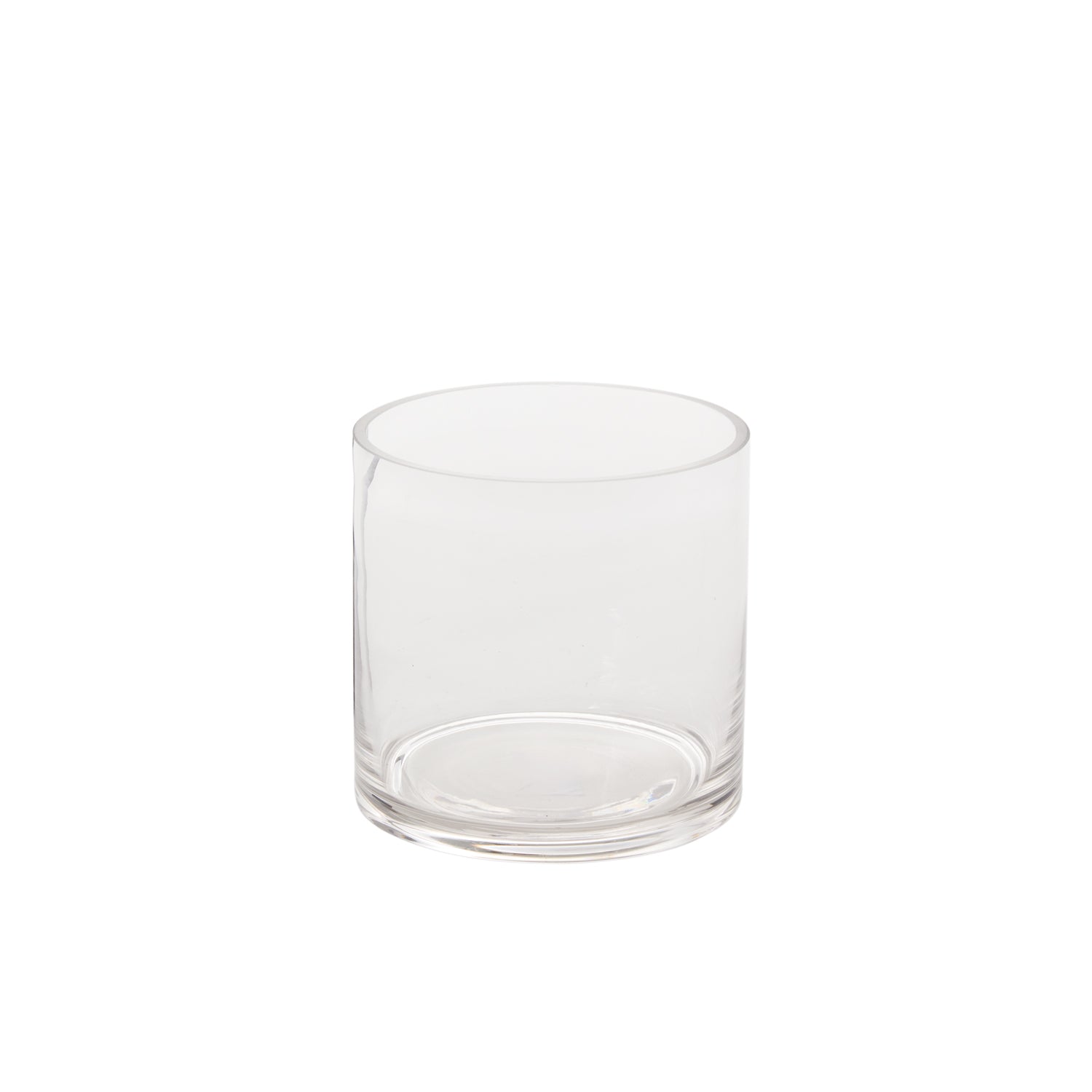 Clear Cylinder Vase 5"x 5"