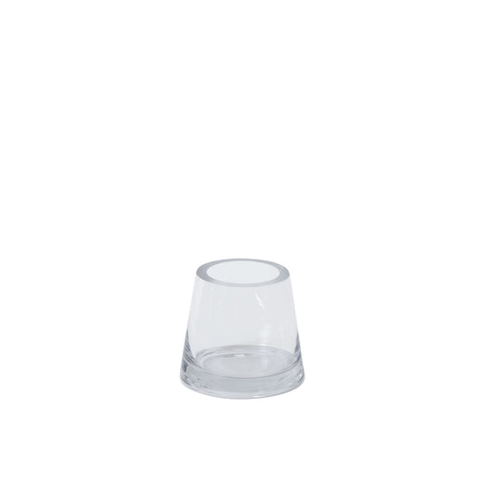 Fat Pyramid Vase 4.5"x 4"