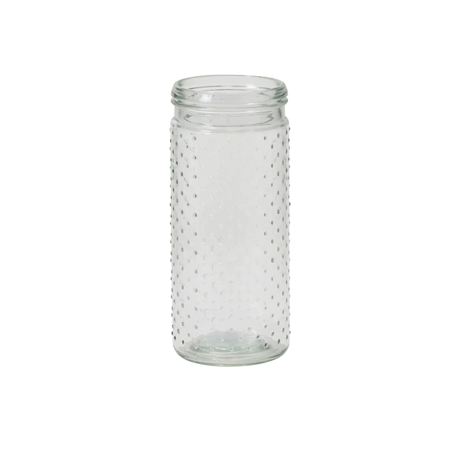 Hobnail Jar 4"x 9.25"