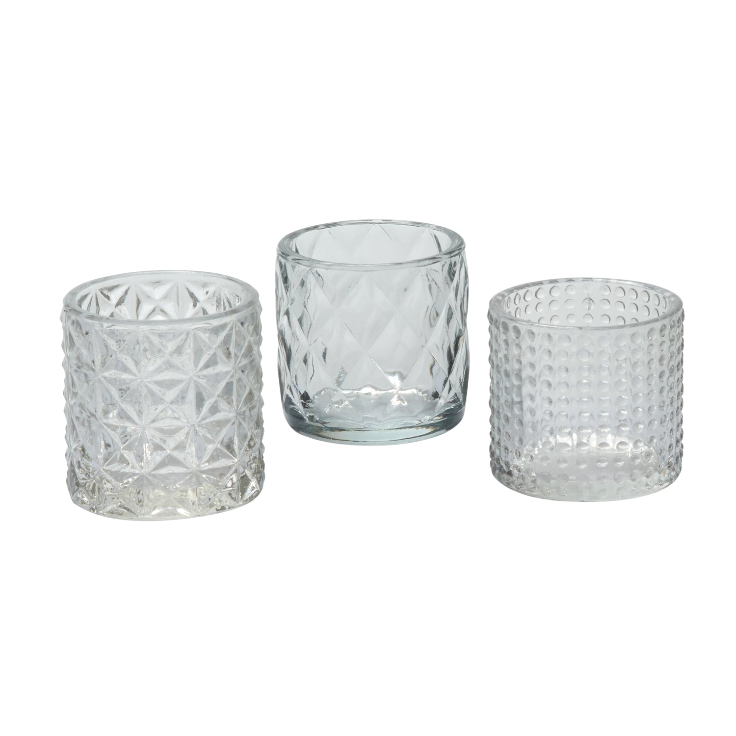 Pleasantry Votive Set of 3 - 2.75"x 2.75"