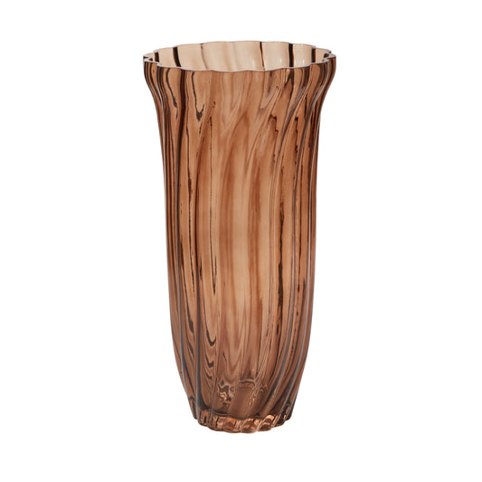 Chanterelle Ribbed Vase 7"x 14"