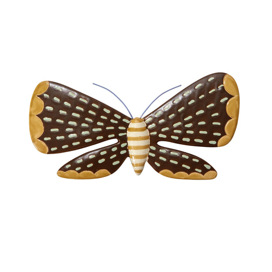 Sculpted Moth Wall Art 10"x 5.25"