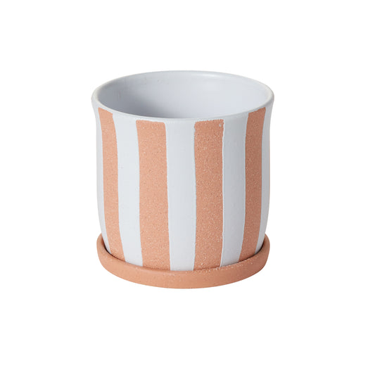 Andreas Pot with Saucer 7"x 6.5"