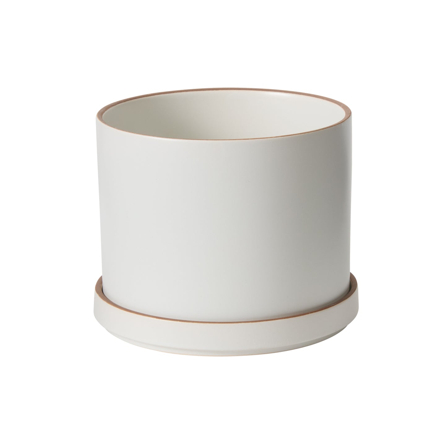 Author Pot with Saucer 7.5"x 6"