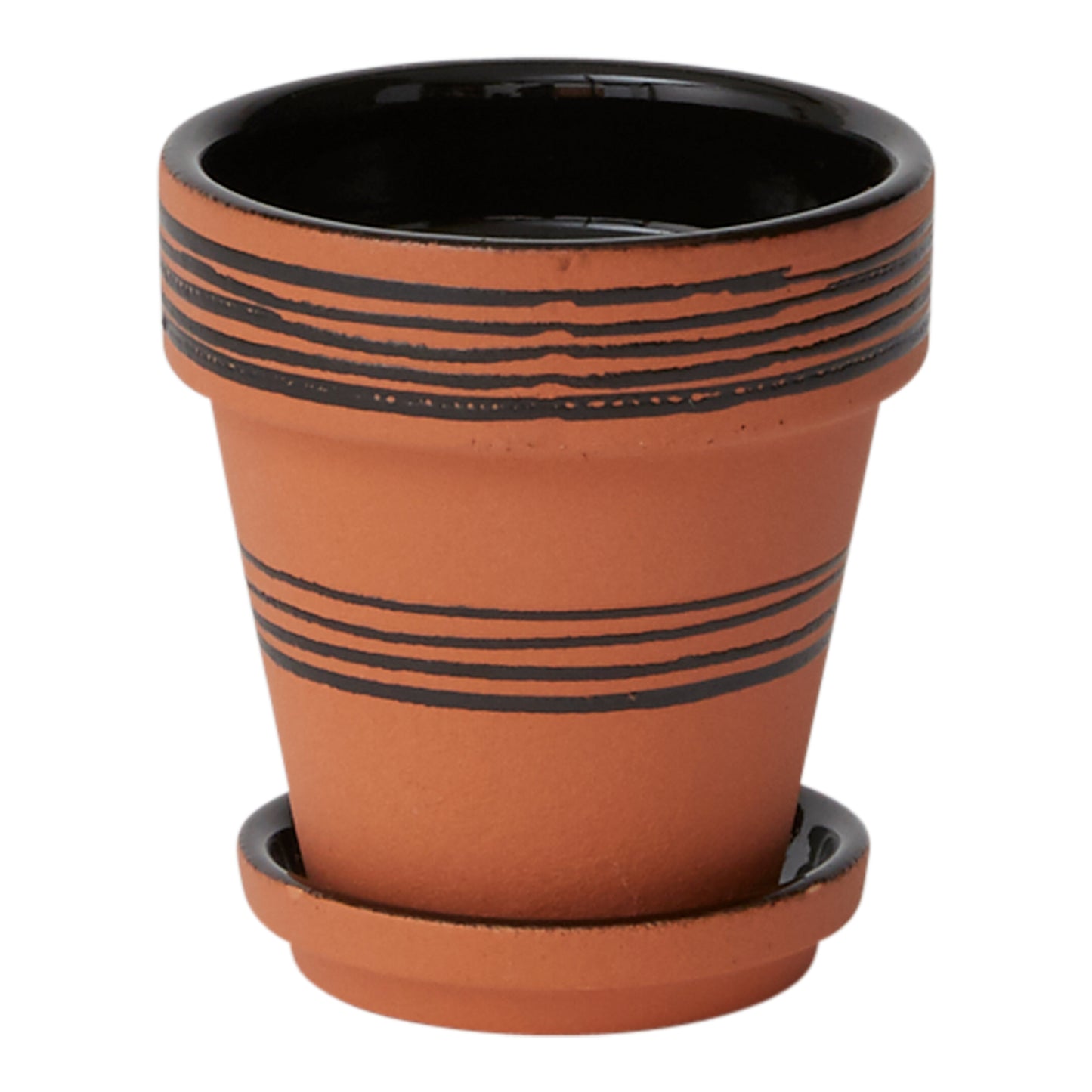 Herati Pot with Saucer  with Saucer 3"x 3"