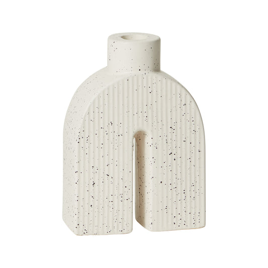 Trefoil Candleholder 4.5"x 2"x 6.5"