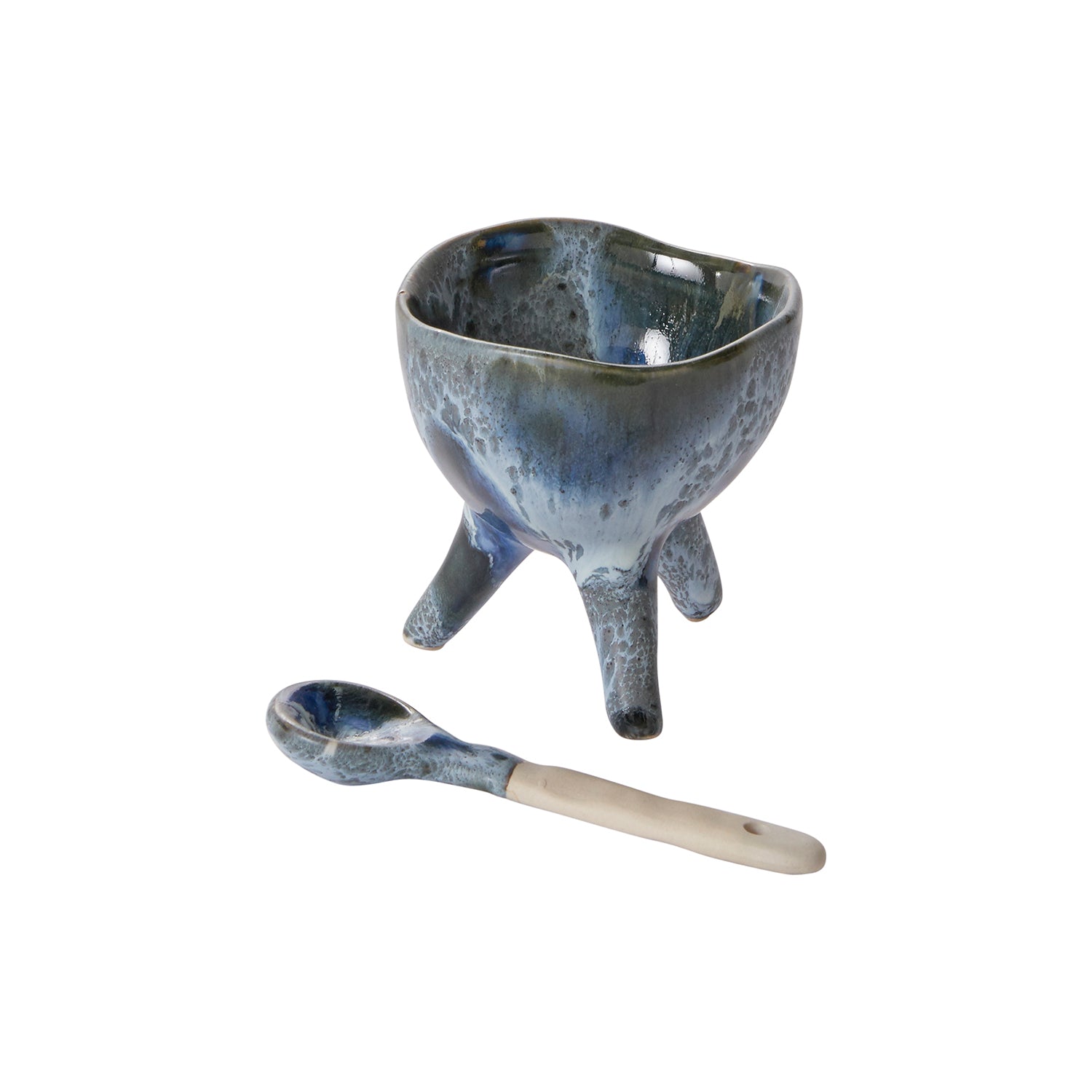 Azul Footed Bowl 3"x 2.75"
