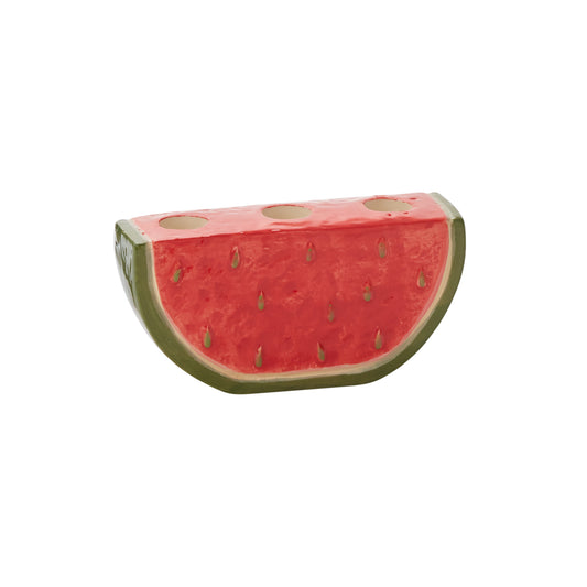 Watermelon Budvase 6.25"x 2"x 3"