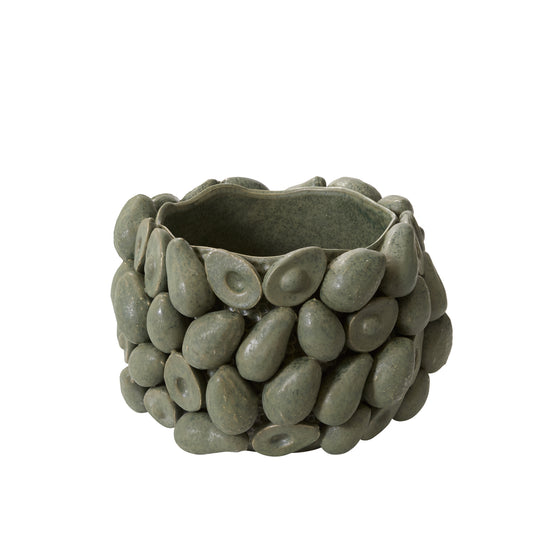 Layered Avocado Pot 16.5"x 10.25"