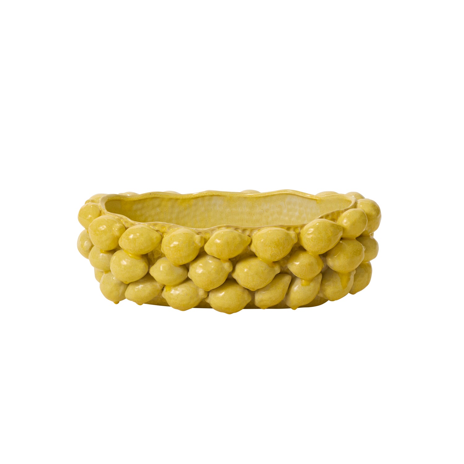 Layered Lemon Bowl 19"x 11"x 6.25"