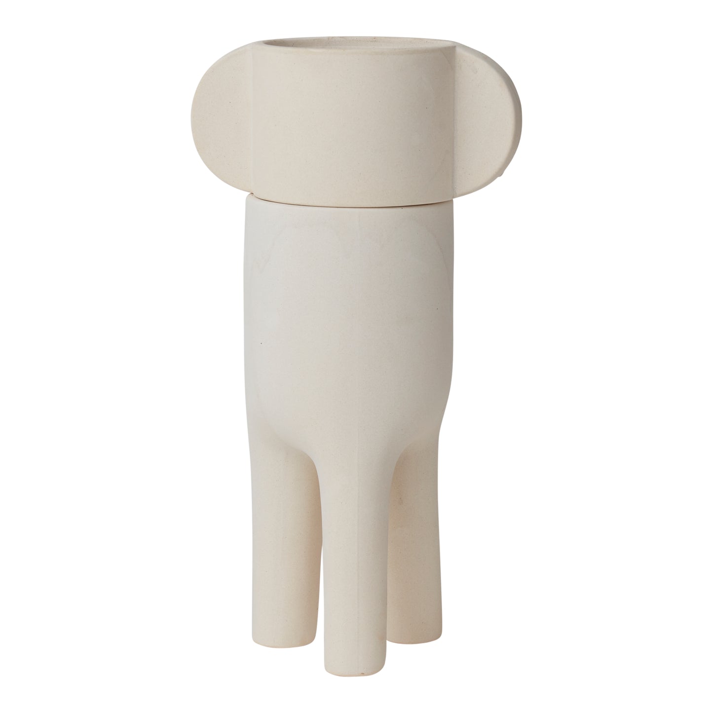 Dache Pot with Saucer 8"x 5"x 15"