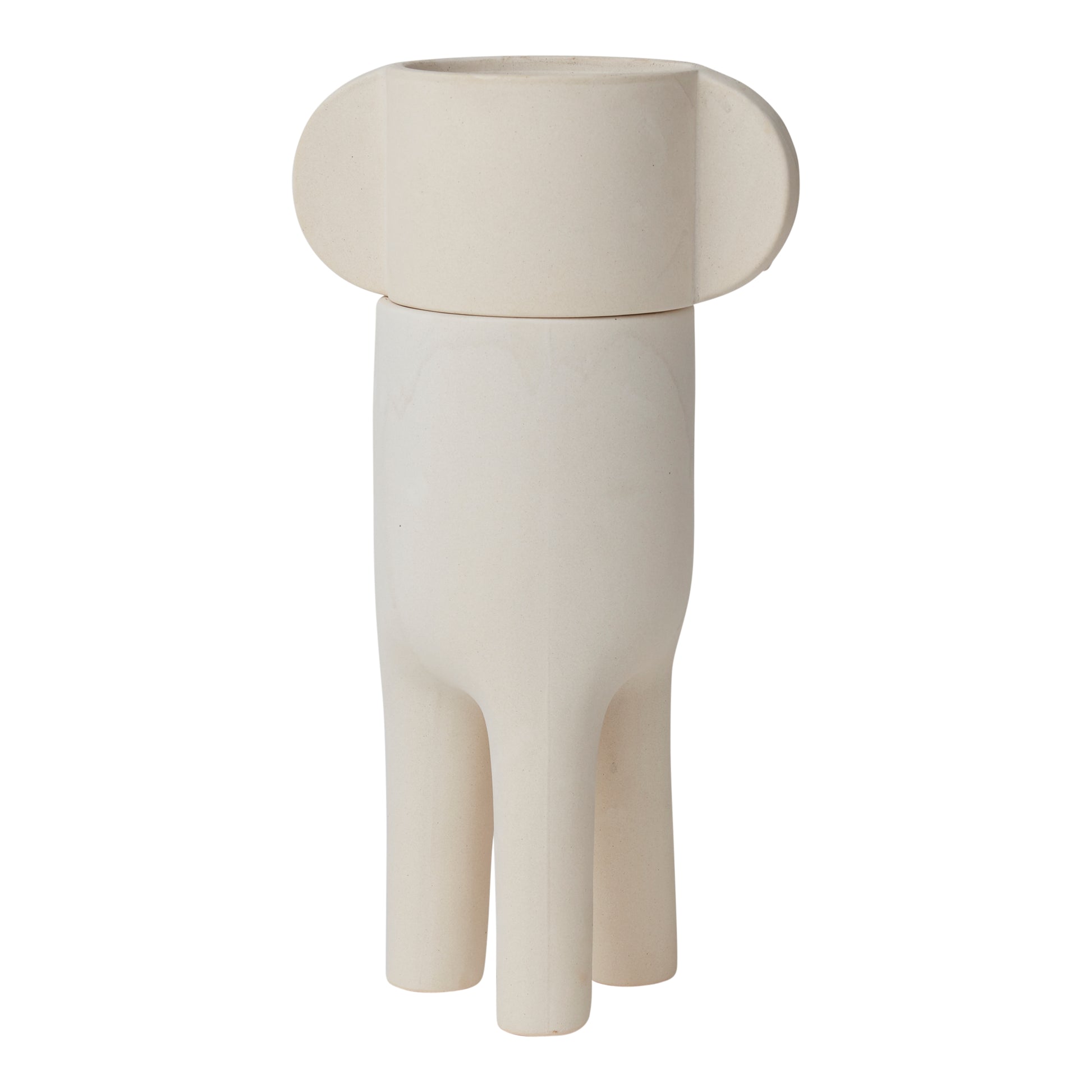 Dache Pot with Saucer 8"x 5"x 15"