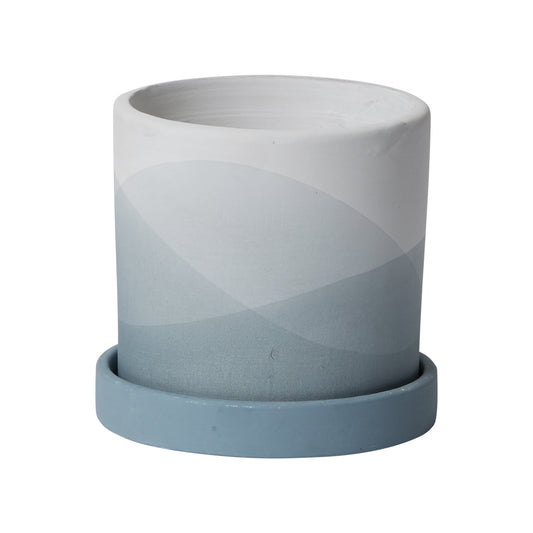 Keppel Pot with Saucer 5.25"x 5"