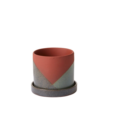 El Cerro Pot with Saucer 5.5"x 4"