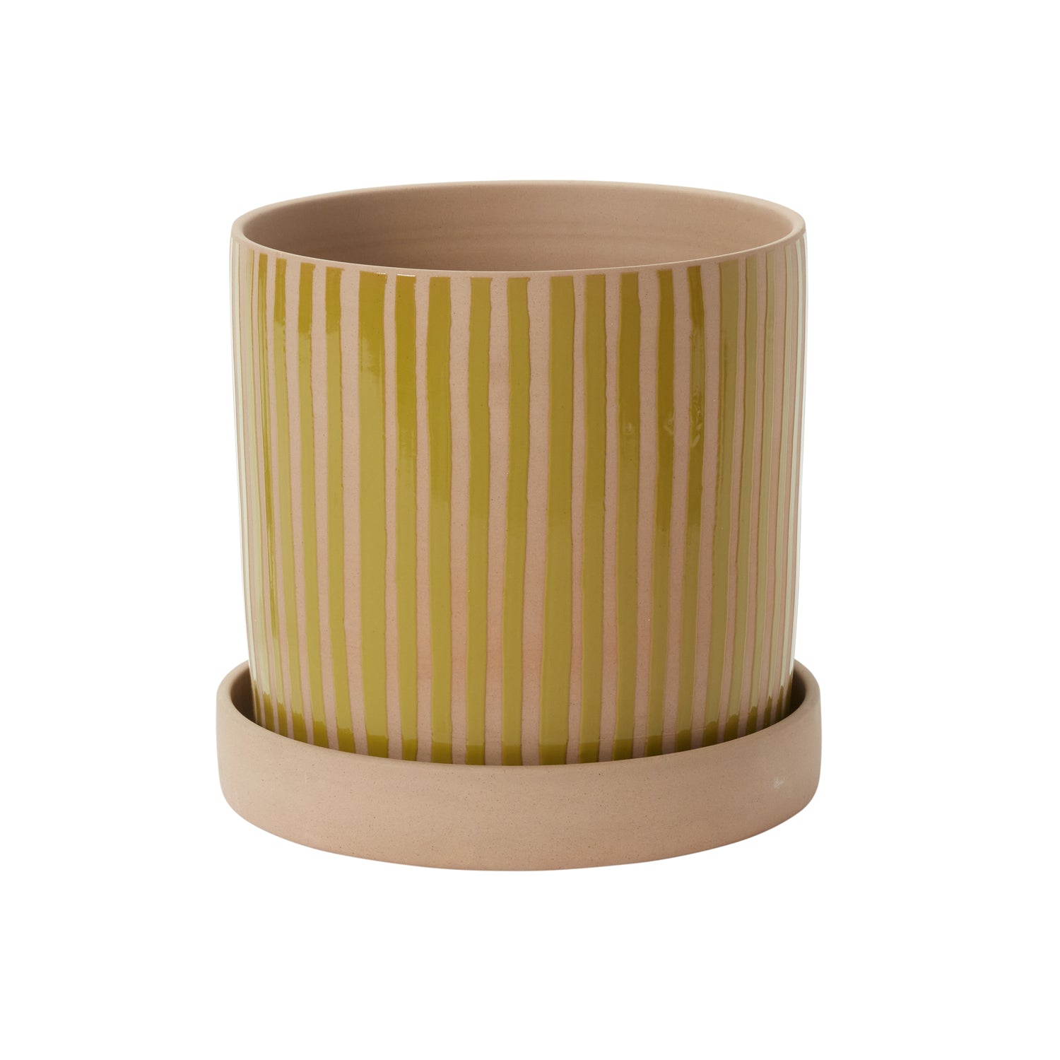 Sullivan Pot with Saucer 11.25"x 10.5"