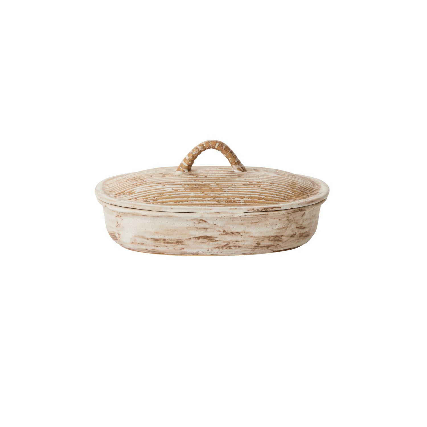Sycamore Lidded Dish 12.25"x 8.5"x 5.5"